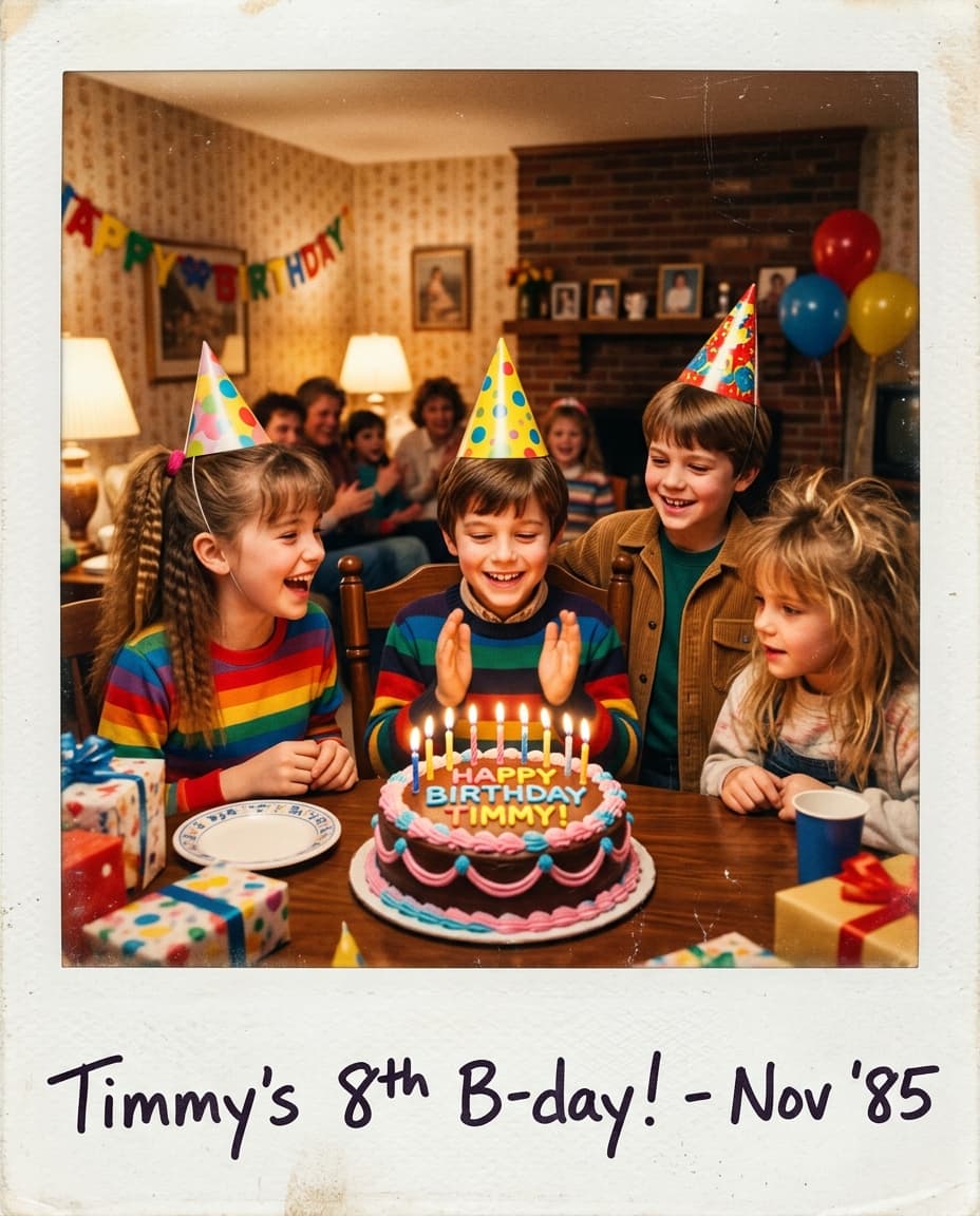 Birthday party celebration